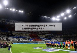 2024年欧洲杯预选赛积分表,2024年欧洲杯预选赛积分表图片