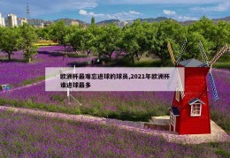 欧洲杯最难忘进球的球员,2021年欧洲杯谁进球最多