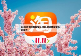 2024欧洲杯杯国家队球衣,欧洲杯国家队新球衣